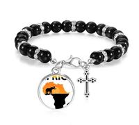 afmap - Pulsera de cuentas con diseño de elefante de la sabana