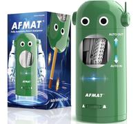 AFMAT Sacapuntas eléctrico para lápices de colores de 7 a 11,5 mm, entrada y salida automáticas, sacapuntas manos libres recargable totalmente automático, verde, RB