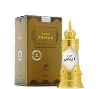 AFNAN Sandal Abiyad Eau De Parfum Oil en botella de perfume concentrado de 20 ml para hombres y mujeres