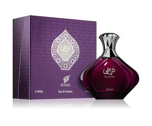 AFNAN Turathi Purple Eau de Parfum Vaporizador 90ml para Mujer Fragancia Sofisticada con Notas Frutales y Especiadas Ideal para Uso Diario