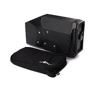 AFNCX R1250GS Caja de Herramienta Alforjas Moto Impermeables 4.2L Apto para R1250GS R1200 GS LC/ADV F850GS F750GS(Acero Inoxidable)