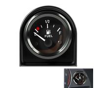 Aforador de Combustible Universal de 52mm, Medidor de Nivel de Combustible 2" E-1/2-F con Retroiluminación LED para Auto, RV, Yate y Motocicleta, Medidor de Gasoil Depósito