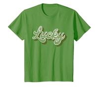 Afortunado Camiseta, Niños, Hierba, 3 años