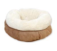 AFP Dona Cama para Perro Lana Beige 45x45cm Felpa / Gamuza Machine Lavado