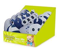 AFP Juguetes De Peluche Para Perros Caja Del Tesoro De La Vida Marina 24 Piezas