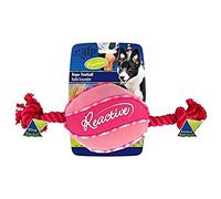 AFP Pelotas De Juguete Para Perros Reactive Rope Football Pink