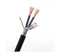 AFQBOEQXY Cable de control de señal, Cable de control señal RVVP blindado 2 a 4 núcleos, 0,3 mm², cobre libre oxígeno, doble blindaje(4-core 0.3mm2)