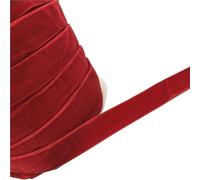 AFQBOEQXY Cintas de Terciopelo Vintage, Cinta de Terciopelo poliéster una Sola Cara, Multicolor, 6-38 mm x 3-5 Yardas(Sapphire,38mm x 3yards)