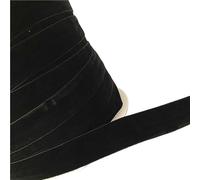 AFQBOEQXY Cintas de Terciopelo Vintage, Cinta de Terciopelo poliéster una Sola Cara, Multicolor, 6-38 mm x 3-5 Yardas(Darkgray,20mm x 5yards)