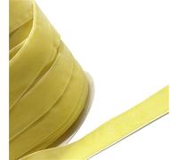 AFQBOEQXY Cintas de Terciopelo Vintage, Cinta de Terciopelo poliéster una Sola Cara, Multicolor, 6-38 mm x 3-5 Yardas(Mimosa,6mm x 5yards)