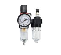 AFR2000 AFC2000 G1/4 "lubricador combinado de válvula reductora de presión de filtro de aire, separación de agua y aceite de doble procesamiento FRL(Afm2000 AL2000)