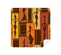 África Aborígenes Negro Mujeres Arte Abstracto Gafas Limpieza Ropa de Teléfono Limpiador de Pantallas Suede Tela 2pcs