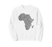 África ADN África Huella Digital Sudadera