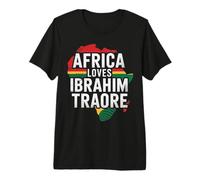 África ama a Traore Burkina Faso- Ibrahim Traoré Camiseta Premium