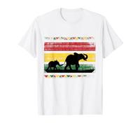 África Animales África Vacaciones Naturaleza Camiseta gráfica económica, Hombre, Blanco, XL