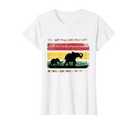 África Animales África Vacaciones Naturaleza Camiseta gráfica económica, Mujer, Blanco, M