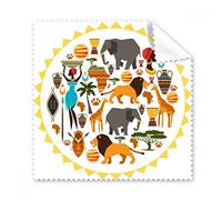 África Animales Salvajes Wildlife African sabana León gafas paño de limpieza paño limpiador de regalo teléfono Protector de 5 unidades