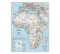 Africa Classic, Tubed: Wall Maps Continents (National Geographic Reference Map)