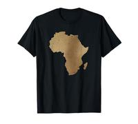 África Continente Huella Digital Identidad Patrimonio Orgullo Camiseta