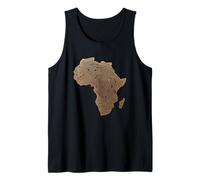 África Continente Huella Digital Identidad Patrimonio Orgullo Camiseta sin Mangas