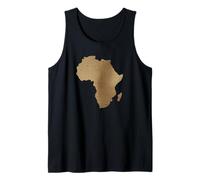 África Continente Huella Digital Identidad Patrimonio Orgullo Camiseta sin Mangas