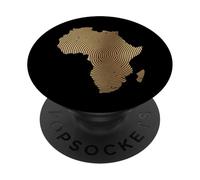 África Continente Huella Digital Identidad Patrimonio Orgullo PopSockets PopGrip Adhesivo