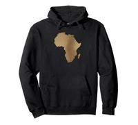 África Continente Huella Digital Identidad Patrimonio Orgullo Sudadera con Capucha