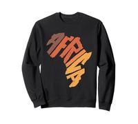 África Continente Letra Arte Safari Africano Cultura Orgullo Sudadera