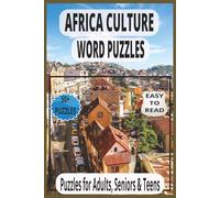 Africa Culture Giant Word Puzzles for Kids: Giants, Greatness, Massive Wonders & More | Easy Large Print, 55 Puzzles - Perfect Gift for Vacations, Holidays & Relaxation