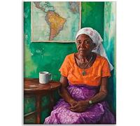 África Diamond Painting Mujer Diamond Painting adultos 50x70cm ,Pintar Por Numeros Adultos Manualidades ,Bordado Kit Completo Cuadro Diamantes ,Dibujos Con Diamantes Art ,Decoracin del Hogar C-Q515