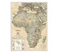 Africa Executive, Tubed: Wall Maps Continents (National Geographic Reference Map)