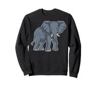 África - India - Animales - Elefante Sudadera