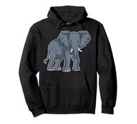 África - India - Animales - Elefante Sudadera con Capucha