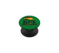 África Negro Historia Diseño Rasta Bandera Colores Orgullo PopSockets PopGrip Adhesivo