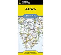 National Geographic Africa Map (Folded with Flags and Facts)