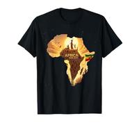 Africa Rising Again Ethiopian Lion Judah Rasta Jamaican Camiseta