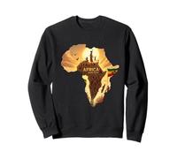 Africa Rising Again Ethiopian Lion Judah Rasta Jamaican Sudadera