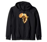 Africa Rising Again Ethiopian Lion Judah Rasta Jamaican Sudadera con Capucha