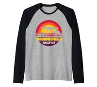 África Safari Amboseli National Park Souvenir Kenia Camiseta Manga Raglan
