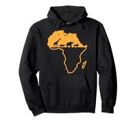África Safari Vida Salvaje Africana - Parque Nacional Medio Ambiente Sudadera con Capucha