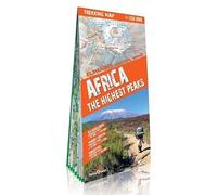Picos de África: Kilimanjaro, Monte Kenia, Ruwenzori. Escala 1:50.000/1:150.000. Mapa excursionista plastificado. terraQuest. (Carte Trekking Terra Quest)