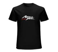 Africa Twin Adventure Crf Men's T-Shirt Unisex Black Cotton Print tee Shirts XL