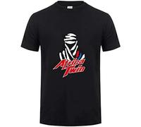Africa Twin Motorcycle Men's T-Shirt Unisex Black Cotton Print tee Shirts S