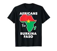 Africa Unite For Burkina Faso And Ibrahim Traore - Bandera de mapa Camiseta