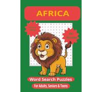 Africa Word Search Puzzle Book for Adults | 55 Large Print Puzzles Celebrating African Countries, Wildlife & Culture