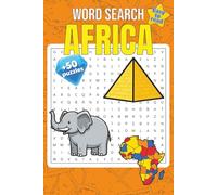 Africa Word Search Puzzle Book: Word Searches with Easy to Read Print about Africa, African Attractions and More - 6x9 inches, 110 pages - 50+ Puzzles - Perfect Gift - For Everyone