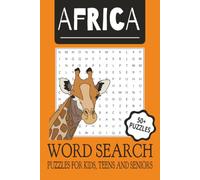 Africa Word Search Puzzle Book: Word Searches with Easy to Read Print about Africa, African Culture, Wildlife and More | 6x9 inches, 110 pages | 50+ ... for Travel Lovers, Holidays and Free Time