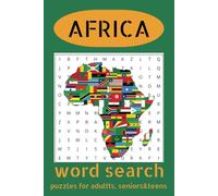 Africa Word Search Puzzle Book: Word Searches with Easy-to-Read Print about Africa, Animals, Countries and more / 6x9 inches, 110 pages / 50+ Puzzles... Gift for Vacation, Holidays, and Free Times.