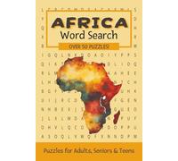 Africa Word Search Puzzle Book: Word Searches with Easy to Read Print about African Countries, Culture, Animals and More | 6x9 inches, 110 pages | 50+ ... for Vacations, Holidays and Leisure Times