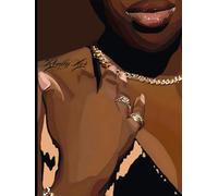 African American 8.25 X 11 Inch Hard Cover Journal 120 Lined Pages for Women: Really Her Hard Cover Daily Journal